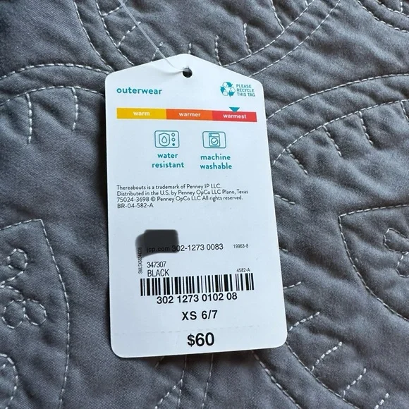 Thereabouts Kids Unisex Black Heavyweight Snow Pants NWT Various Sizes - Picture 5 of 8